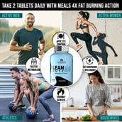 12 - Naturyz LEAN CUTZ Thermogenic Fat Burner 60 Tablets & Triple Strength Green Coffee Bean Extract Combo, 450 ml Unflavoured & Orange