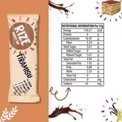 6 - Rize Energy Bar,  4 bar(s)  Tiramisu (Pack of 4) 