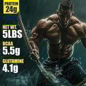 7 - Vitaminnica Vita Gold Whey Protein Blend,  5 lb  Strawberry Cheese Cake 