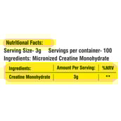 4 - Vitaminnica Creatine Monohydrate,  Unflavoured  0.66 lb 