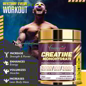 6 - Vitaminnica Creatine Monohydrate,  Unflavoured  0.66 lb 