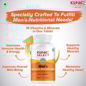2 - GNC Select Men's One Daily Multivitamin,  30 tablet(s)  Unflavoured 