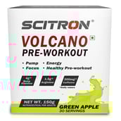 1 - Scitron Volcano Pre-Workout,  0.33 lb  Green Apple 