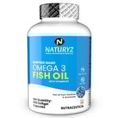 1 - Naturyz Burpfree Nano Omega 3 Fish Oil with Vitamin D3,  60 softgels 