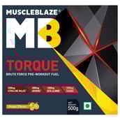 MuscleBlaze Torque Pre-Workout, 1.1 lb Orange(Highlight)