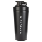 1 - Myprotein Pro Metal Shaker, Black 700 ml