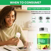 6 - Naturyz Veda Triple Plant Biotin,  50 tablet(s)  Unflavoured 