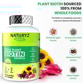 4 - Naturyz Veda Triple Plant Biotin,  50 tablet(s)  Unflavoured 