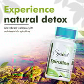 3 - Sprowt Spirulina,  120 capsules 