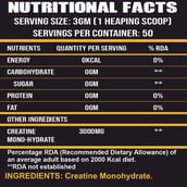 4 - Ripped Up Nutrition Ultra Pure Micronized Creatine Monohydrate,  Unflavoured  0.33 lb 