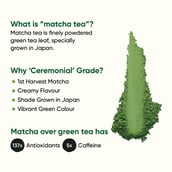 3 - Tencha Ceremonial Matcha Green Tea & Shaker Combo,  30 g  Japanese Matcha 