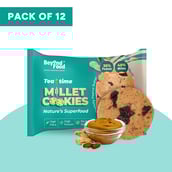 Beyond Food Millet Cookies,  30 g  Crunchy Peanut Butter (Pack of 12) 