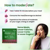 4 - Moderate 100% Botanical Weight Loss Supplement,  15 sachets/pack 