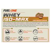 6 - Fuel One Whey Iso-Max, 2.2 lb Cafe Mocha