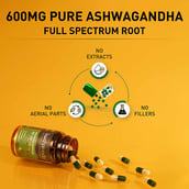 4 - Koshaveda Ashwagandha AF-43 600mg by MuscleBlaze,  30 capsules