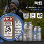 4 - Isopure 100% Whey Protein Isolate,  2.42 lb  Low Carb - Dutch Chocolate 