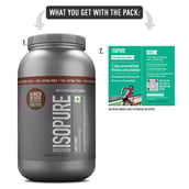 9 - Isopure 100% Whey Protein Isolate,  2.42 lb  Low Carb - Dutch Chocolate 