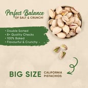 3 - Pintola Roasted & Salted Pistachios, Unflavoured 200 g