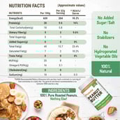 4 - Pintola All Natural Peanut Butter,  2.5 kg  Crunchy 