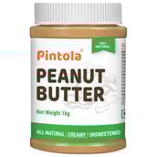 1 - Pintola All Natural Peanut Butter,  1 kg  Creamy 