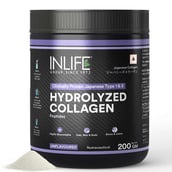 1 - INLIFE Hydrolyzed Collagen,  200 g  Unflavoured (Clinically Proven Japanese Type 1 & 3) 