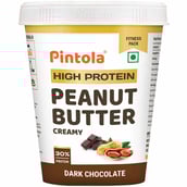 1 - Pintola High Protein Peanut Butter,  0.510 kg  Dark Chocolate Creamy 