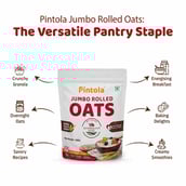 4 - Pintola Jumbo Rolled Oats,  400 g  Natural 