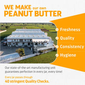 6 - Pintola Classic Peanut Butter,  2.5 kg  Crunchy 