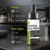 5 - Ustraa Foaming Face Wash,  150 ml  for Sensitive Skin 
