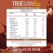 3 - Healthfarm True Gain XXL Weight Gainer, 4.4 lb Chocolate Ice Cream