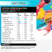5 - Healthfarm HF Series Liquid L-Carnitine Core 3000,  450 ml  Fruit Punch 