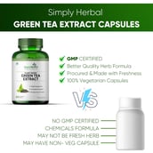 4 - Simply Herbal Green Tea Extract 500mg,  60 capsules  Unflavoured (Pack of 2) 