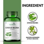 6 - Simply Herbal Ginkgo Biloba with Brahmi (Pack of 2),  90 veggie capsule(s) 