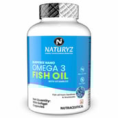 2 - Naturyz Burpfree Nano Omega 3 Fish Oil with Vitamin D3,  90 softgels 