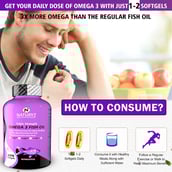 12 - Naturyz Triple Strength Omega 3 Fish Oil 60 Softgels & Icelandic Pure Cod Liver Oil 200 Softgels Combo,  2 Piece(s)/Pack 