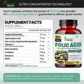 4 - Humming Herbs Folic Acid from Natural Lemon Peel Extract,  Unflavoured  60 capsules 