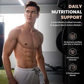 7 - Naturyz Men's Sport Daily Multivitamin 60 Tablets & Testo-6 90 Tablets Combo,  2 Piece(s)/Pack  Unflavoured 