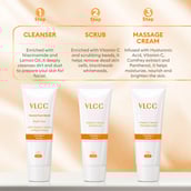 4 - VLCC Vitamin C Facial Kit,  135 g  with Free Vitamin C Serum 