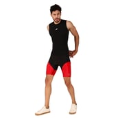 13 - Redesign Nylon Compression Cut Sleeve Tshirt, Black XL