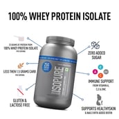 2 - Isopure 100% Whey Protein Isolate with Less Than 1.5 Grams Carbs,  2.2 lb  Creamy Vanilla (10% Extra Free) 