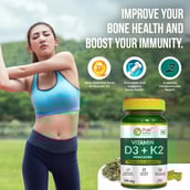 3 - Pure Nutrition Vitamin D3 + K2,  120 tablet(s)  Unflavoured 