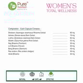 6 - Pure Nutrition One Daily Women's Total Wellness,  60 veggie capsule(s)  Unflavoured 