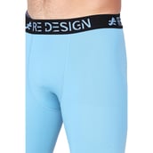7 - Redesign Nylon Compression Pant,  Aqua Blue  3XL 