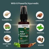 3 - Cannarma Pain Relief Massage Oil,  50 ml 