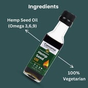 3 - Cannarma Cold Pressed Omega 3-6-9 Hemp Seed Oil,  100 ml  for All Hair Types 