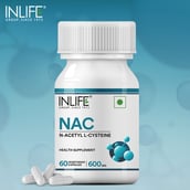 4 - INLIFE NAC 600mg,  60 veggie capsule(s) 
