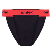 7 - Omtex Rio Supporter Back Covered for Men,  XS  Red 