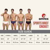 10 - Omtex Sports Brief Cricket Special, Medium Black