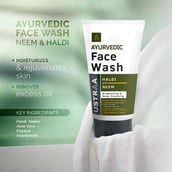 6 - Ustraa Face Wash with Haldi and Neem,  100 g  for Brightening & Deep Cleansing 