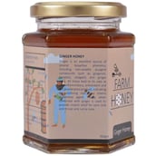 description - Farm Honey Ginger Honey, 350 g Unflavoured